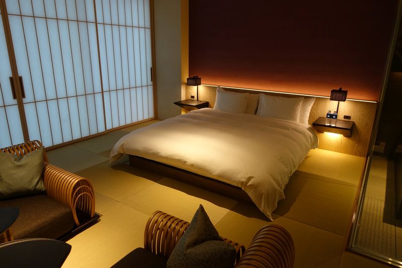 Sakura room in the Hoshinoya Tokyo